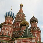 کلیسای جامع سنت باسیل در مسکو روسیه